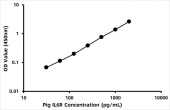 Pig Interleukin-6 receptor subunit alpha (IL6R) ELISA Kit (RK08762)