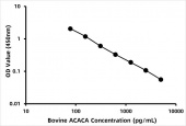 Bovine Acetyl-CoA carboxylase 1 (ACC1/ACACA)  ELISA Kit (RK07948)