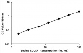 Bovine Collagen alpha-1(I) chain (COL1A1) ELISA Kit (RK06996)